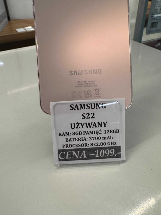 Samsung S22 8/128GB Topcase Vivo *Raty 0%*