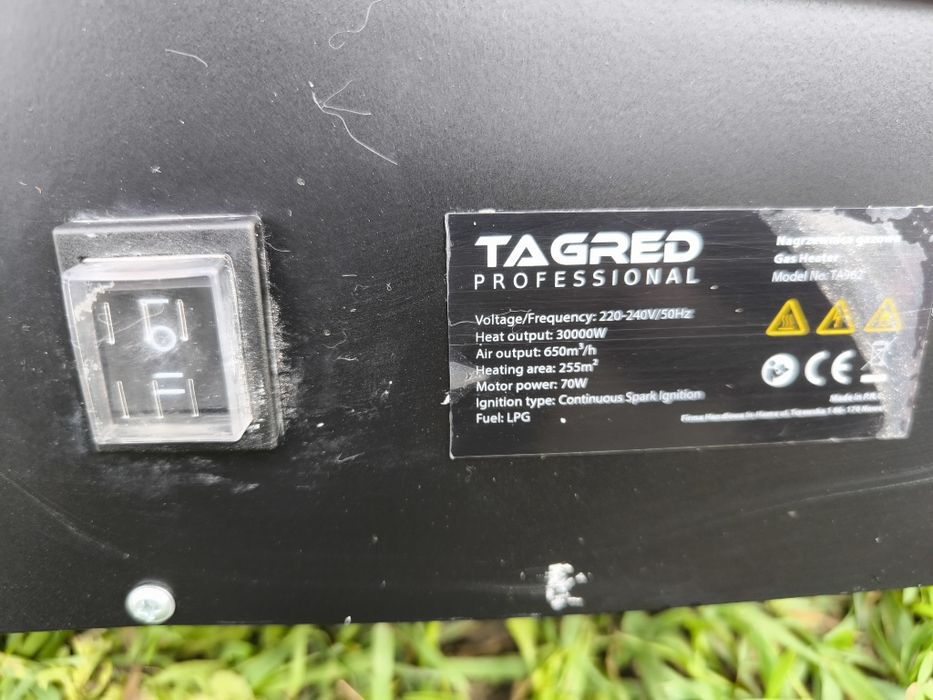 Nagrzewnica gazowa 30kW