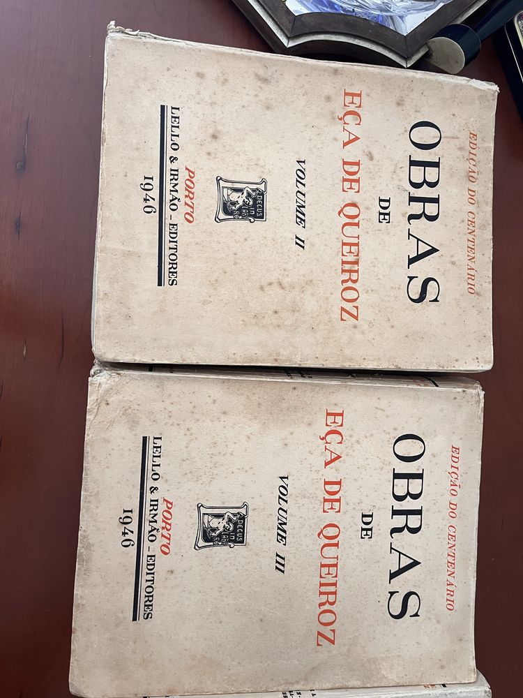 Obras antigas de Eça de Queiroz (Edição Centenário)