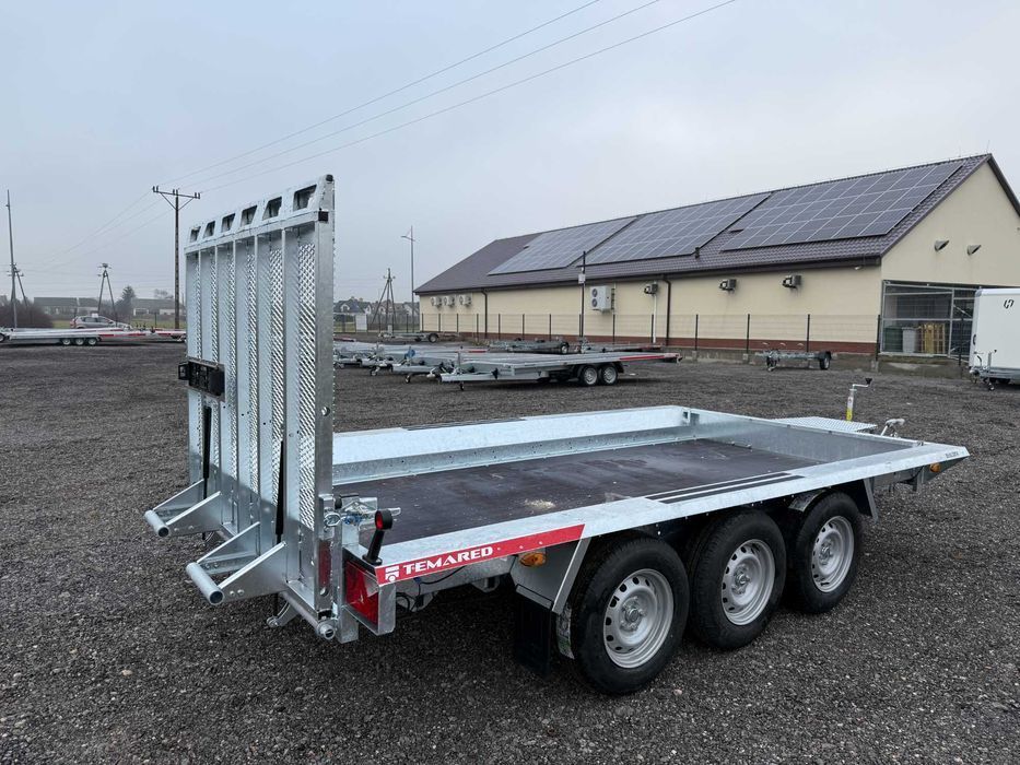 Przyczepa pod minikoparkę 400x182 TEMARED BUILDER4018 DMC3.5T KOŁA R14