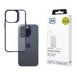 Etui 3mk Satin Armor Case+ Blue na Apple iPhone 15 Pro Max - przezrocz