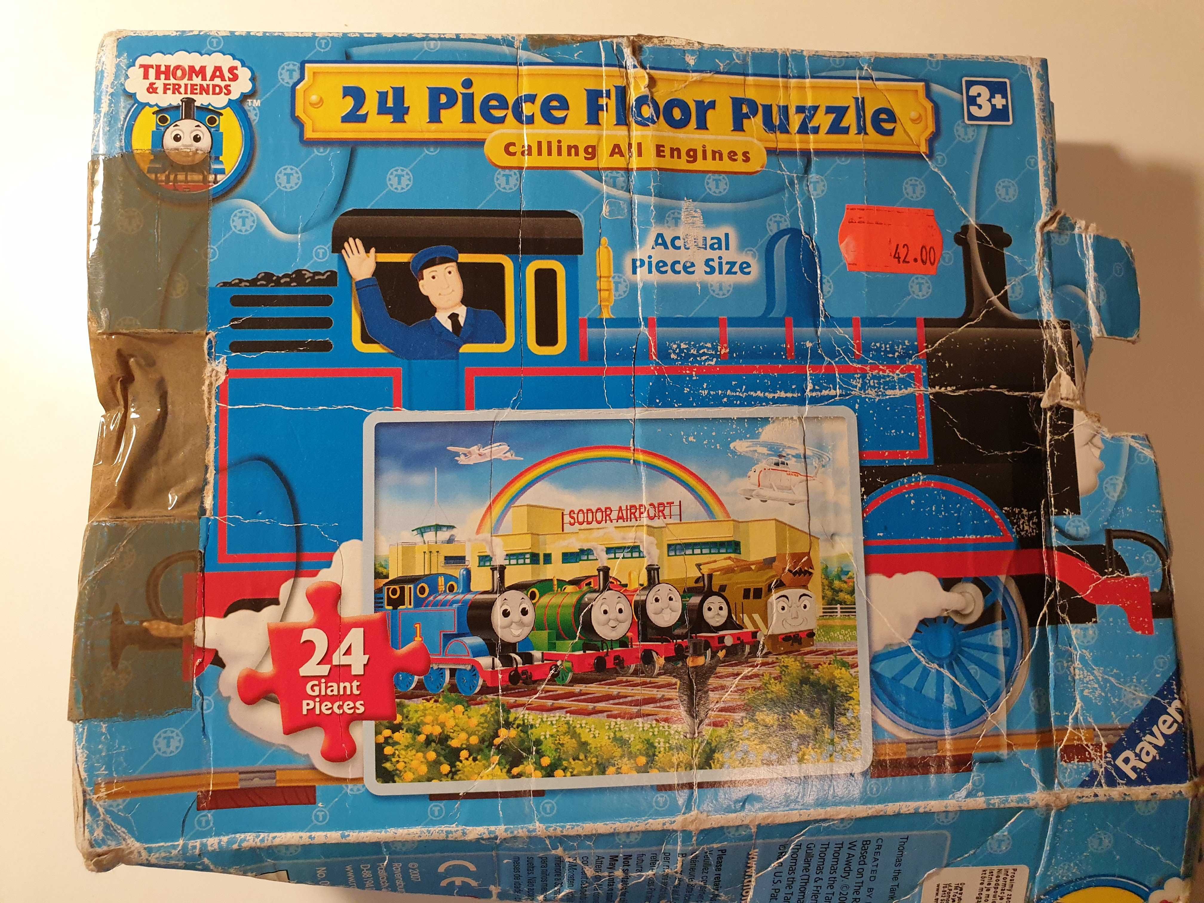 Puzzle "Tomek i przyjaciele" MEGA GIGANT (24 elementy, 50x70cm)