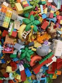 Lego Duplo одним лотом, тварини,люди,транспорт,деталі,рослини