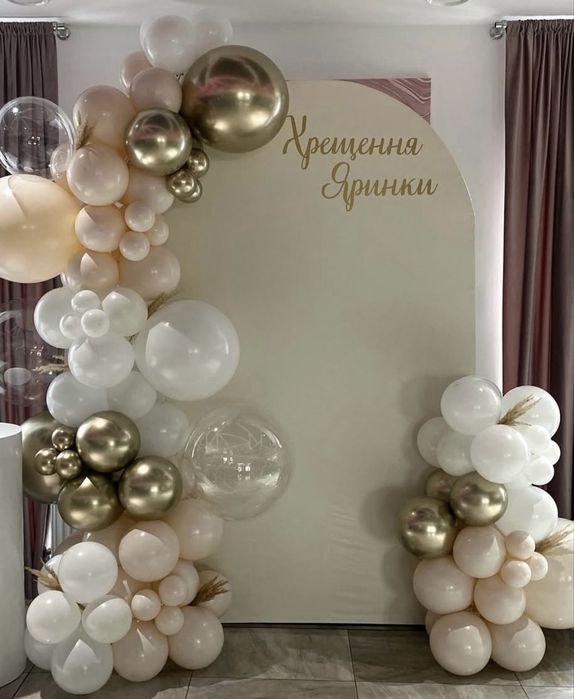 фотозона оренда арка гелієві кульки гелеві кульки Луцьк недорого