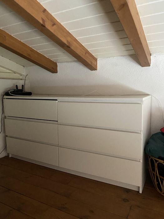 Comoda Malm Ikea com 6 gavetas