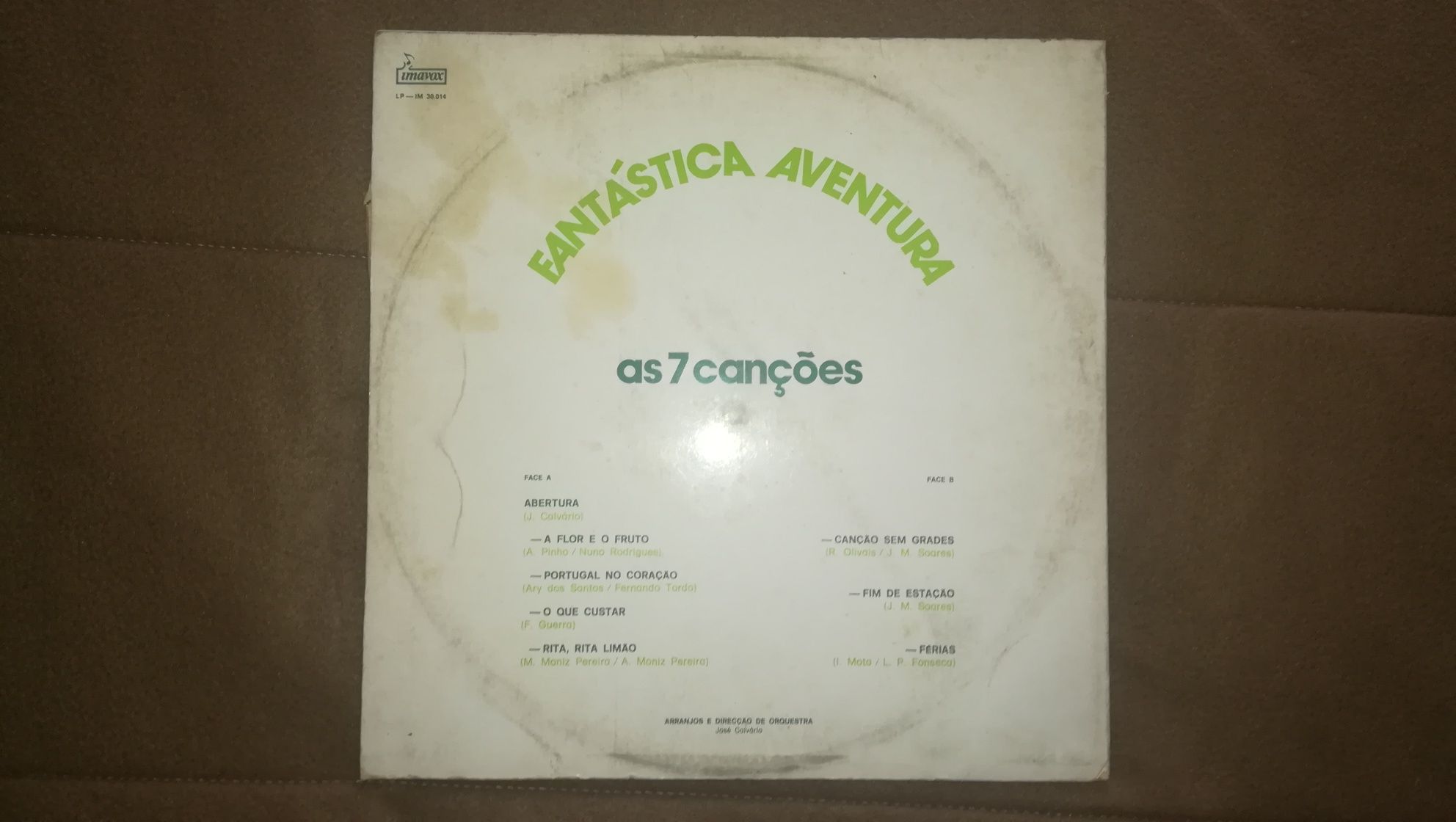 Vinil / Vinyl LP - Fantástica Aventura - 7 Canções