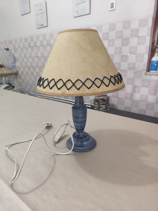 Candeeiro Antigo Azul