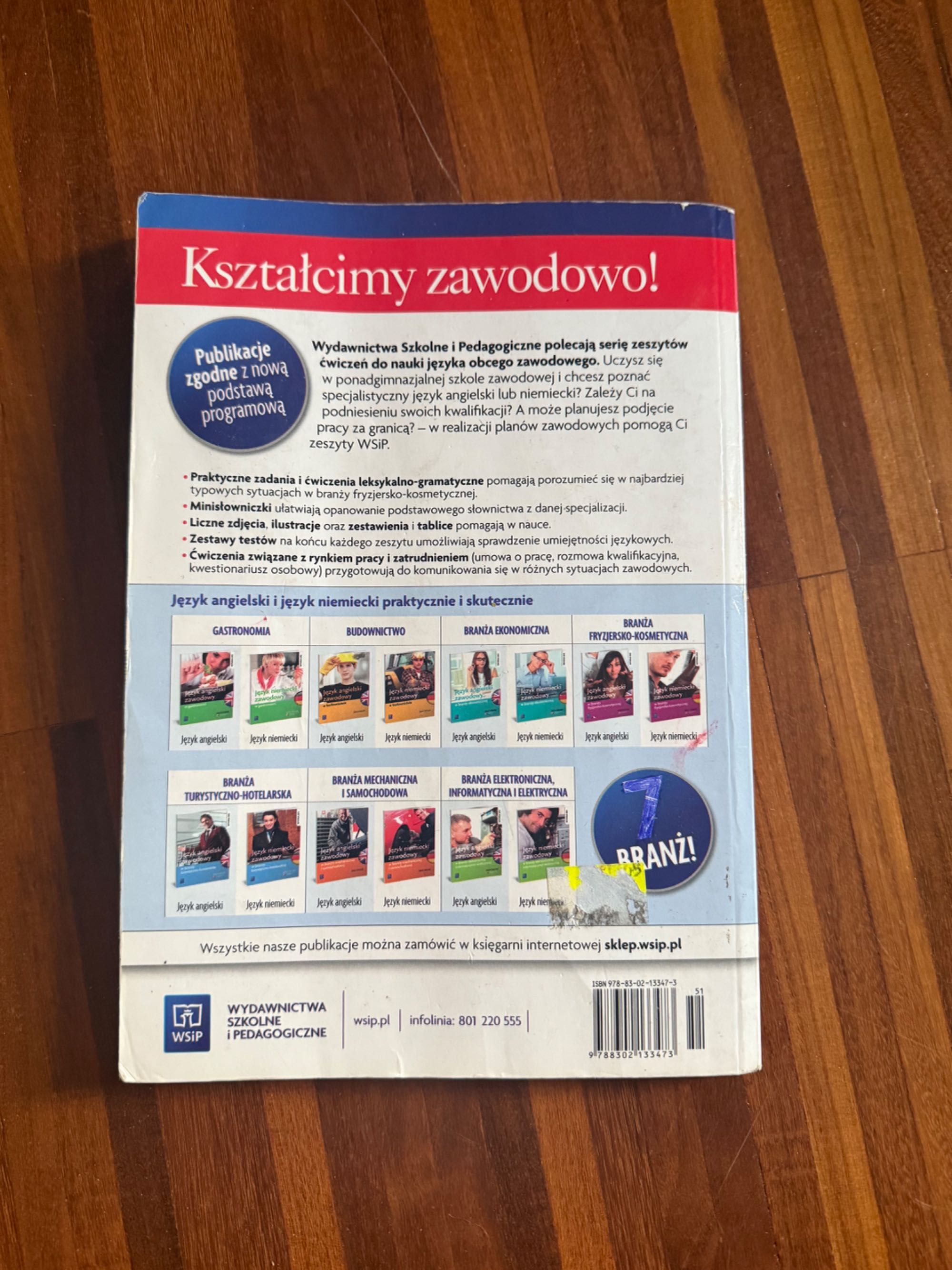 Książka ,,Język niemiecki zawodowy”