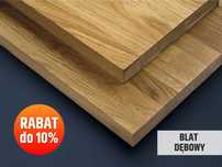 Blat DĘBOWY mikrowczepy 40x640x3020 mm A/C