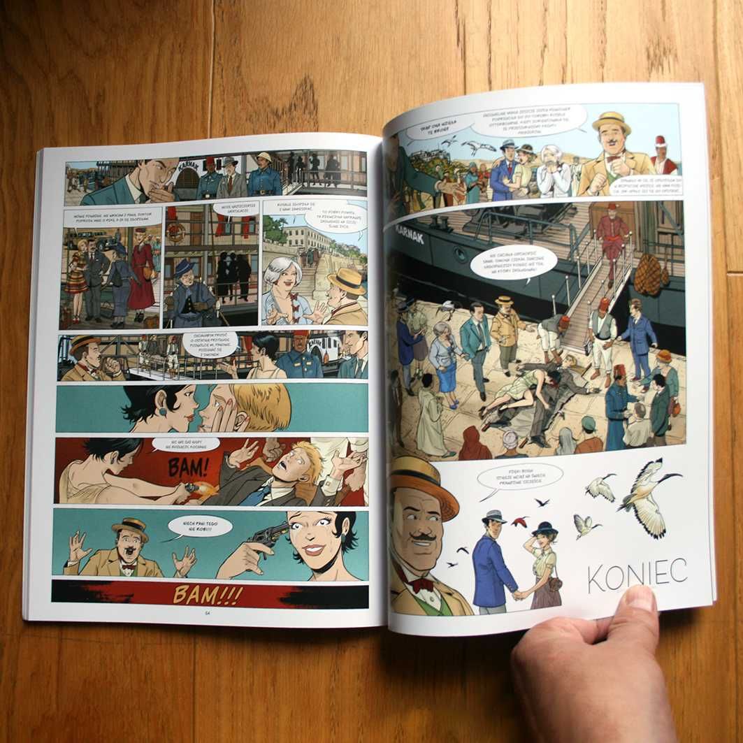 Komiks. Śmierć na Nilu. Seria Agatha Christie. Herkules Poirot