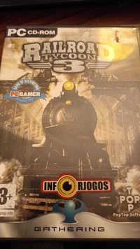 Jogo PC RailRoad Tycoon 3  Pack completo com 3 CD