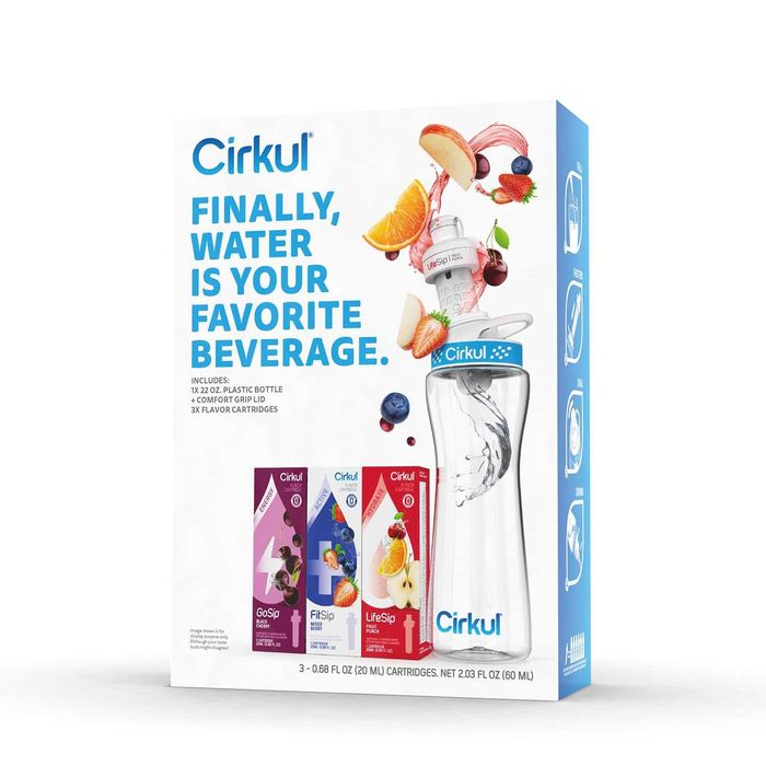Cirkul Стартовий набір пластикова пляшка та 3 картриджі 650 мл