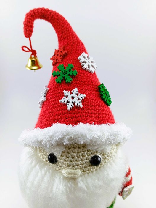 Pai Natal Vermelho Amigurumi