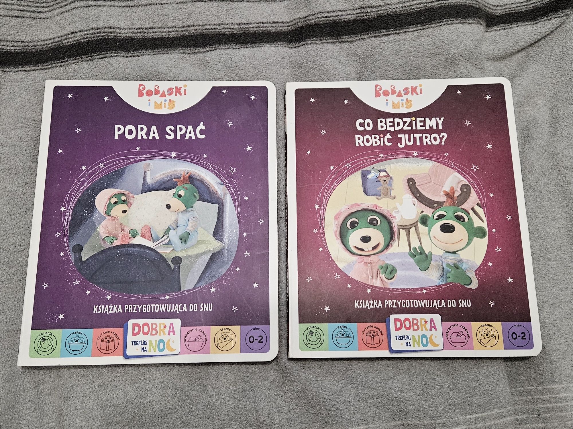 2 x Książka Trefliki: Pora Spać i Co Będziemy Robić Jutro