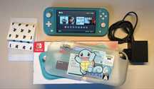 Nintendo Switch Lite + 256GB + 5 gier
