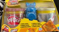 Play-Doh seria budowlana Chuck & Friends Ciastolina 2 kubeczk + gratis