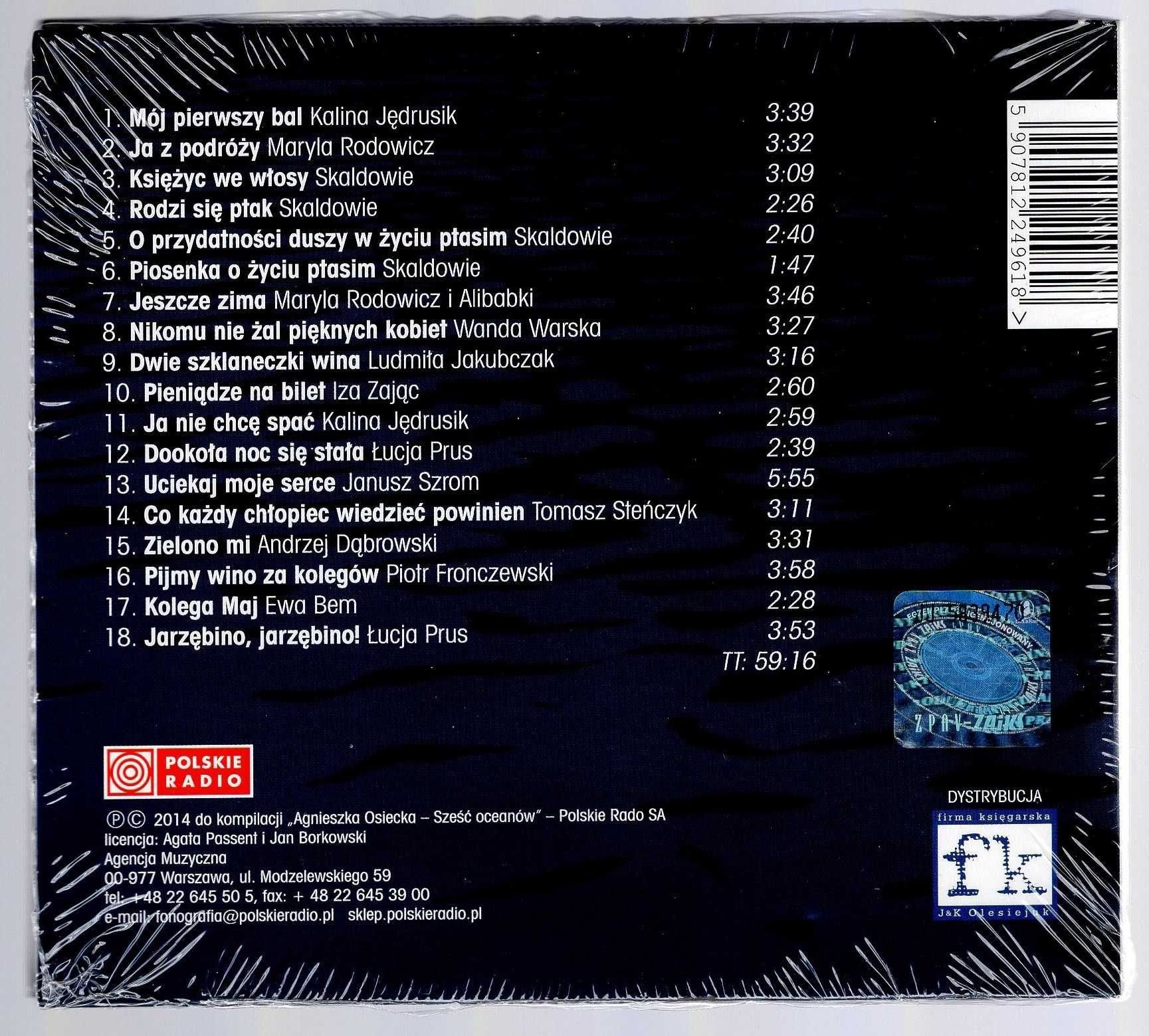 Agnieszka Osiecka Ocean Popielaty (CD)