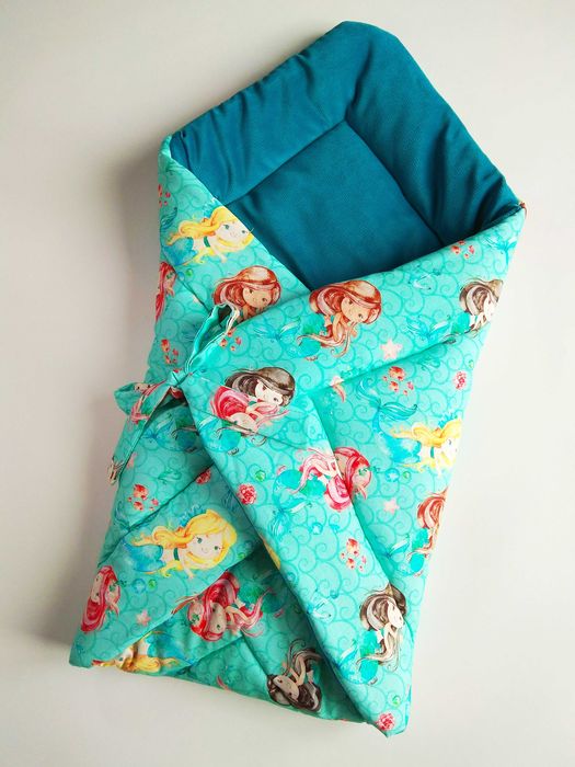 PREMIUM Rożek otulacz dla niemowlaka kocyk mata dla noworodka