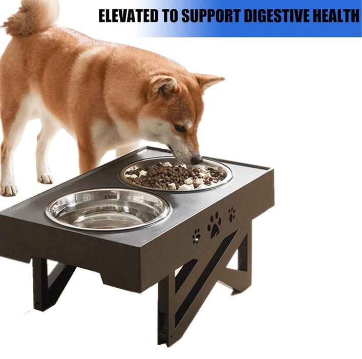 Podwyższona miska dla psa, 3 wysokości 7cm 19cm 30cm
