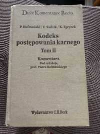 Kodeks postępowania karnego,Tom II.Duże komentarze BECKA