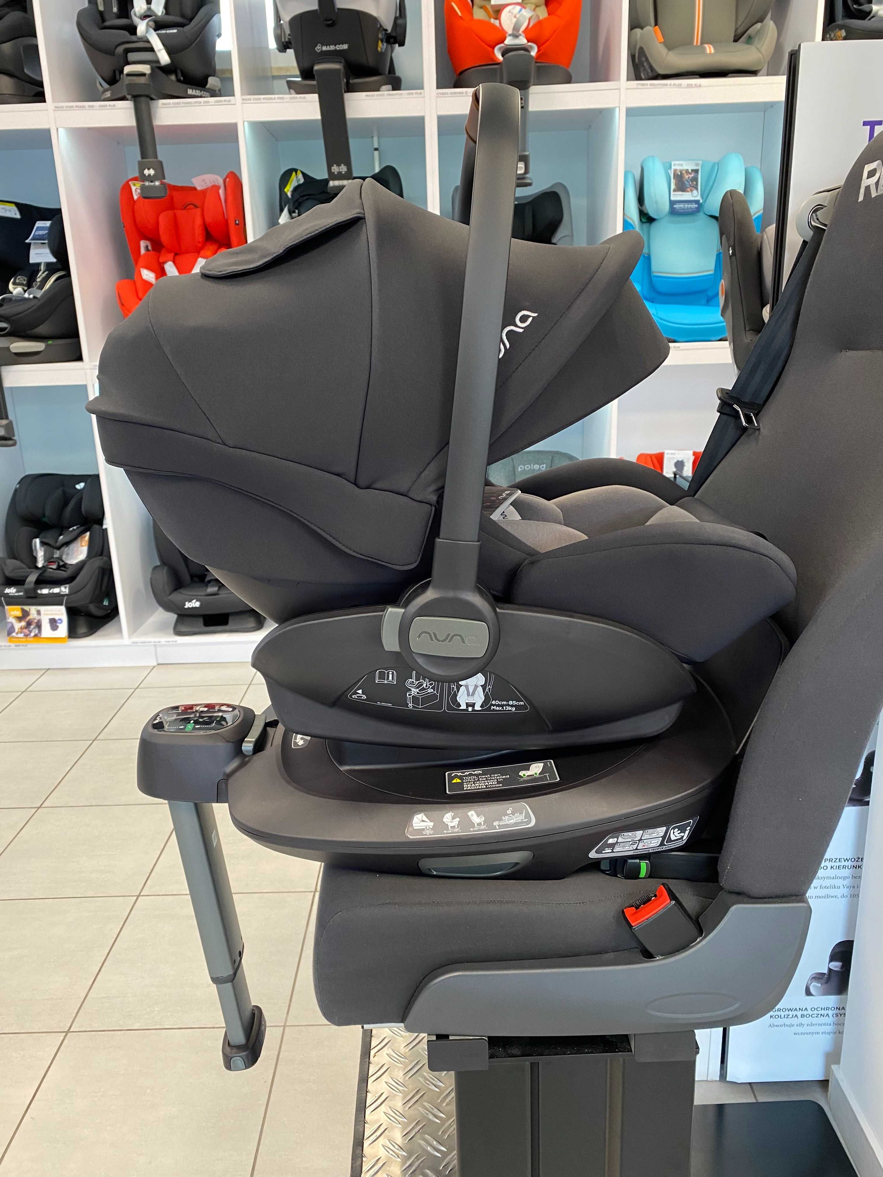 NUNA Arra Next + Base Next Fotelik dla niemowlaka na ISOFIX do 85cm