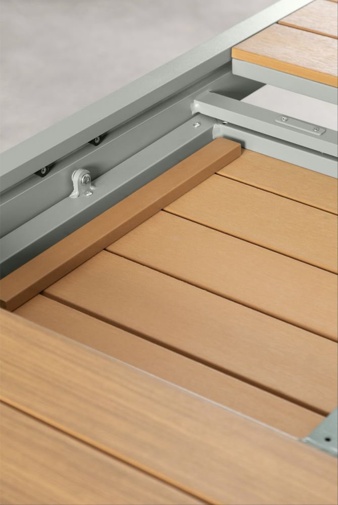 Mesa exterior extensivel
