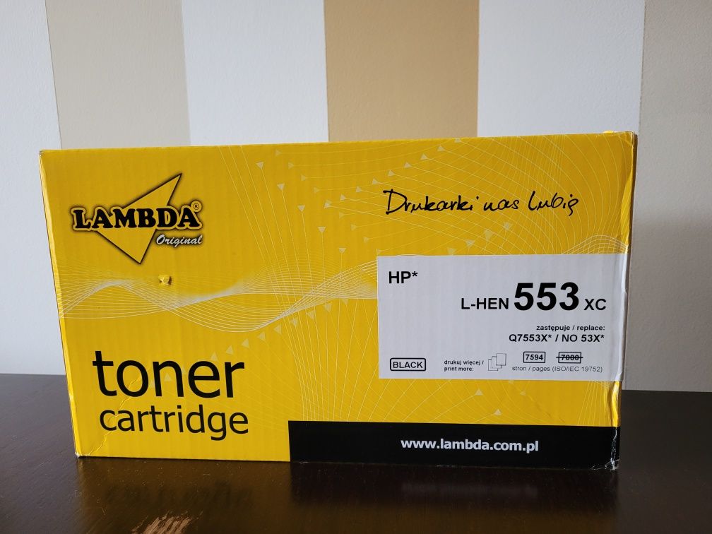 Toner cartridge HP L-HEN 553xc drukarka laserowa