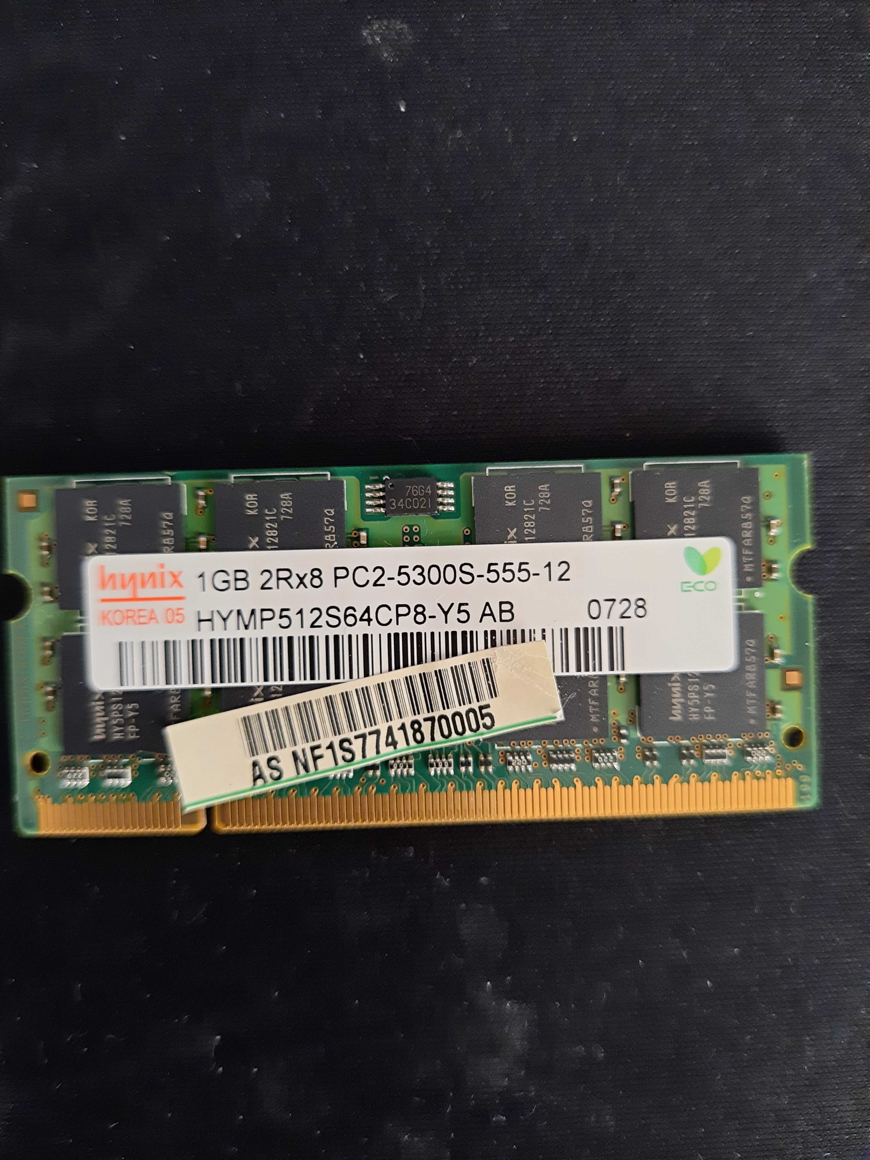 SODIMM 1GB DDR2 667 PC2-5300 CL5