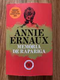 Memória de Rapariga - Annie Ernaux - (Prémio Nobel da Literatura)