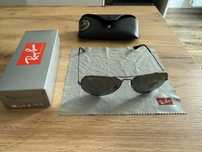 Okulary Ray-Ban Aviator Large 62 mm polaryzacja - gwarancja RB3025