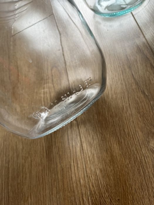 Balon butla słoik gąsior dama 2 szt 5 l i 3 l dodatki