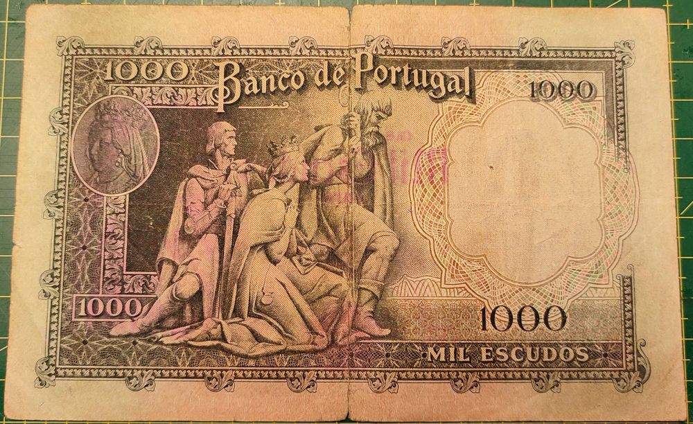 Nota 1000 Escudos – Banco de Portugal – 31 Janeiro 1956 (P-161)