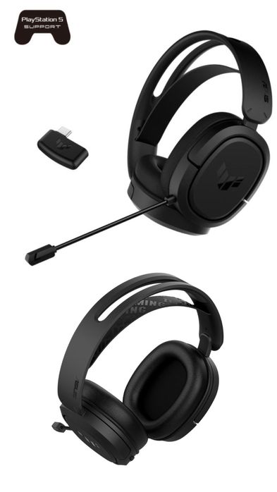Навушники Asus TUF Gaming H1 Wireless Black (90YH0391-B3UA00)