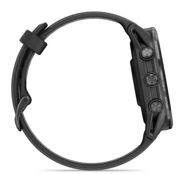 Garmin Forerunner 970 Carbon Gray DLC Titanium w. Black Case and Black