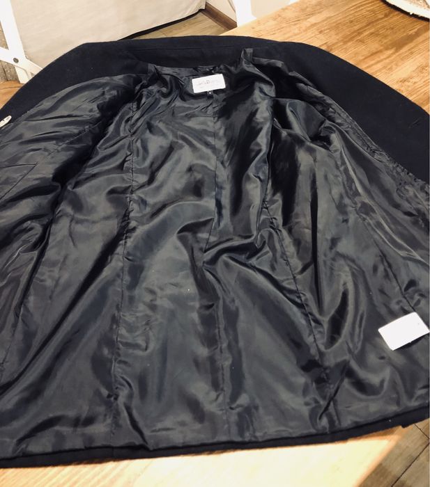 Plaszcz 54% wełny Hampton Republic M ciemny granat