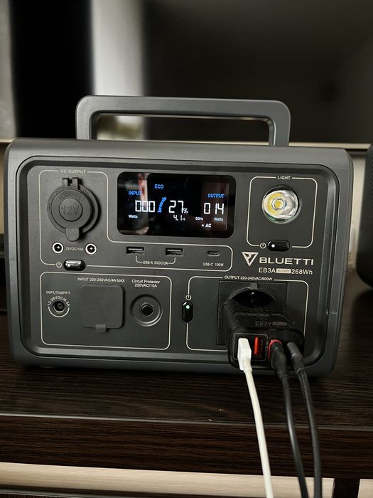 Зарядна станція Bluetti EB3A 600 W 268 Wh