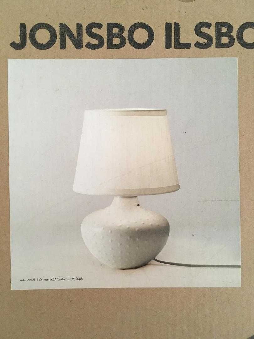 Lampa stołowa JONSBO ILSBO Ikea biała nowa