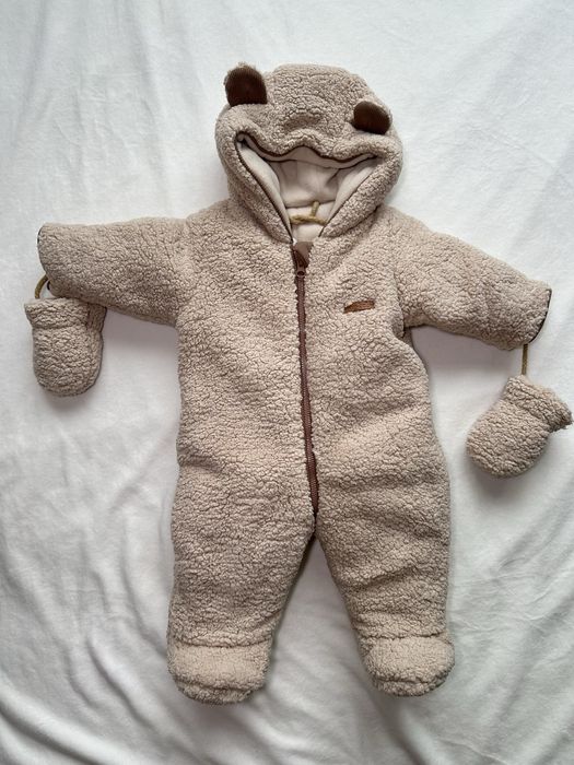 Зимовий хутряний комбінезон MagBaby Teddy, 74 розмір