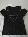 NOWA damska koszulka Guess t-shirt gg bluzka czarna xxl 44
