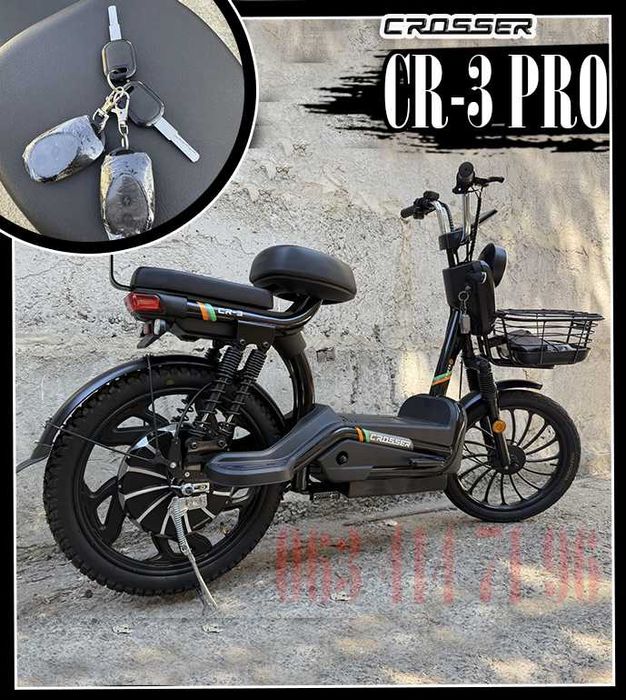 Crosser CR3 Електро скутер 800W 2025 20 AH Электро скутер 2025-2026