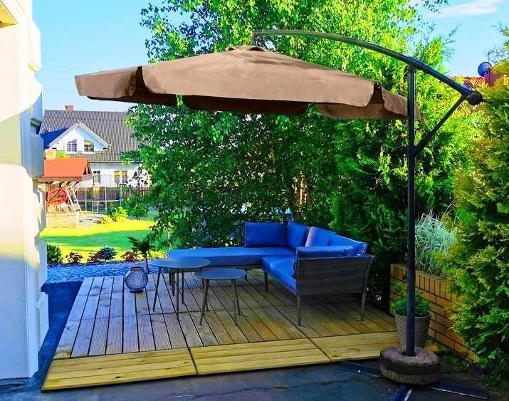 Садова парасоля з чохлом gardenline зонт садовый 350см