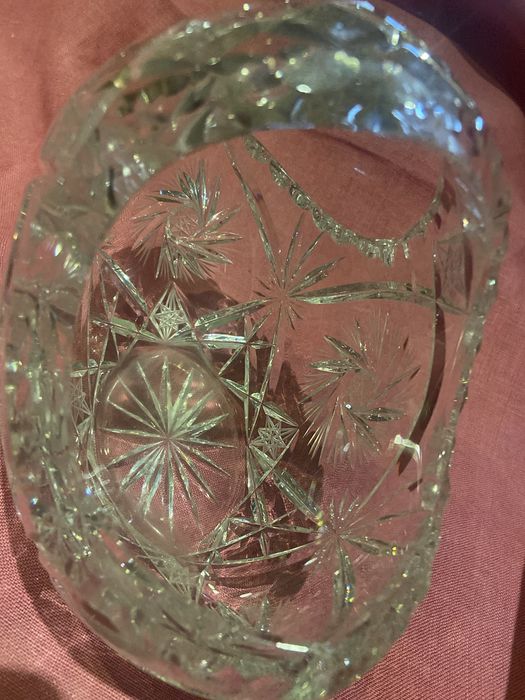 Koszyczek kosztk z kryształu