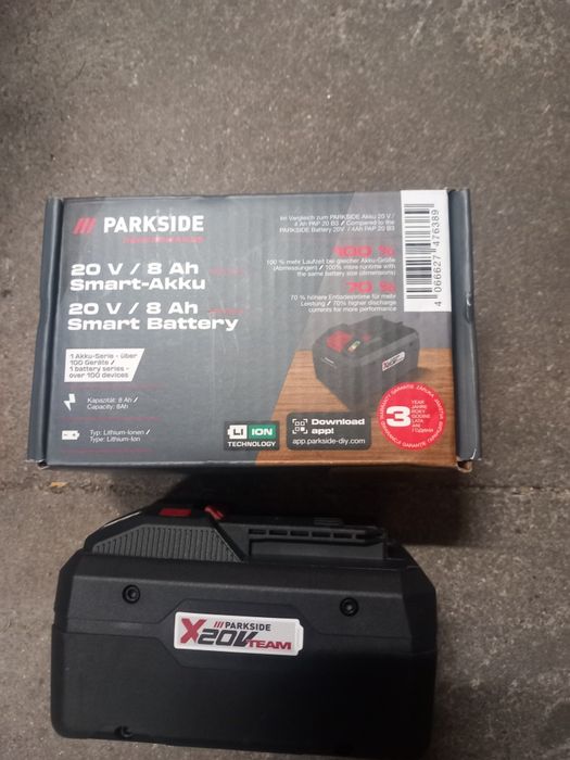 Bateria akumulator Parkside 8ah SMART!