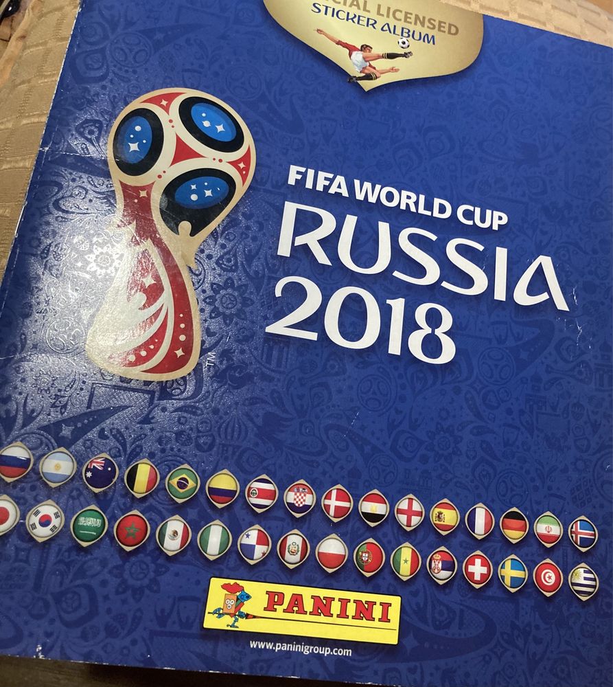 Caderneta cromos futebol - Mundial Rússia  2018