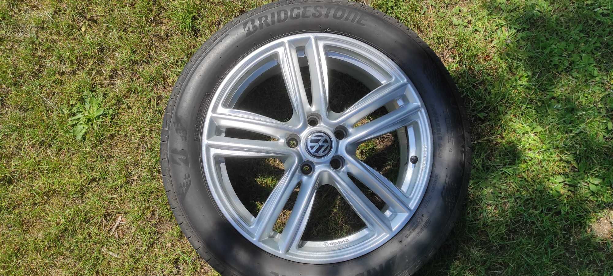 Felgi 18" z oponami 215/55 5x112 grupa VAG, VW Audi Skoda Seat