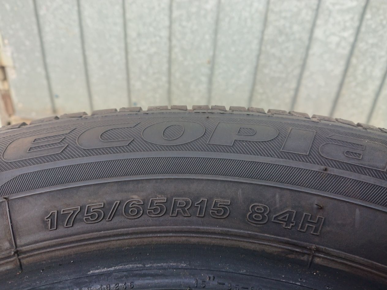 Bridgestone Ecopia 175/65 r15 komplet 4 sztuki letnie 7mm