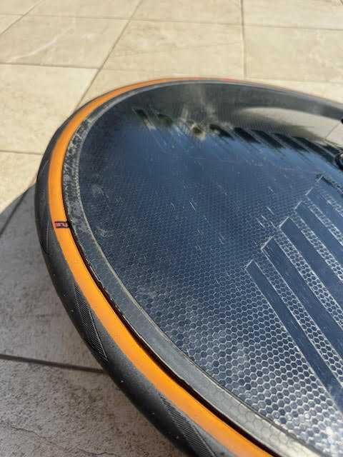 AERON V8 + AERON X carbon: шосейне карбонове колесо 88мм + диск