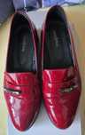 Czerwone lakierowane loafersy damskie r. 37 Wojas