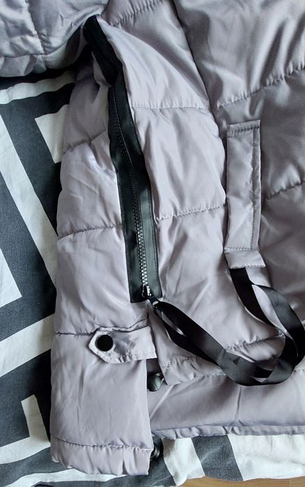 Kurtka puchowa szara