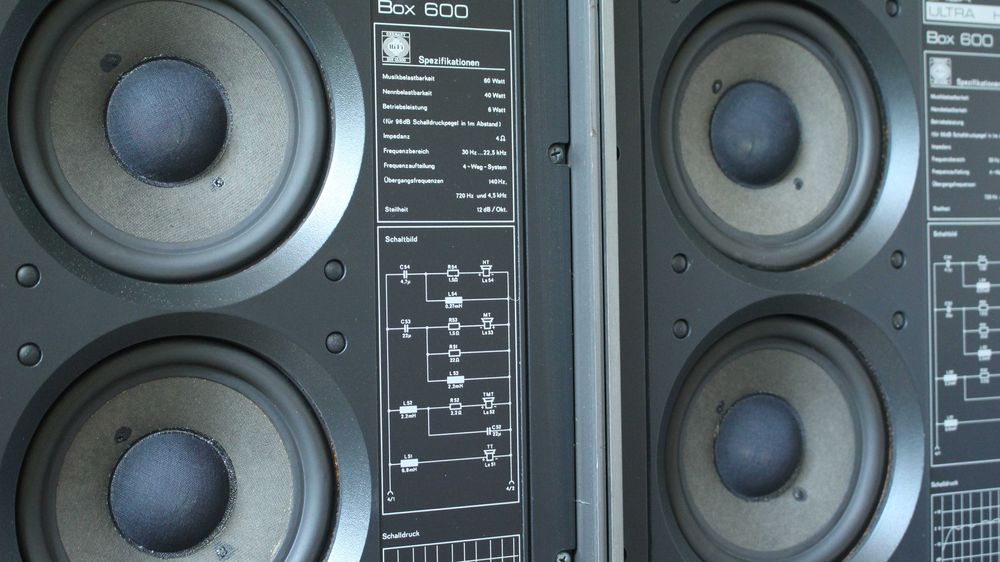 SABA BOX 600 ULTRA Hi Fi Kolumny